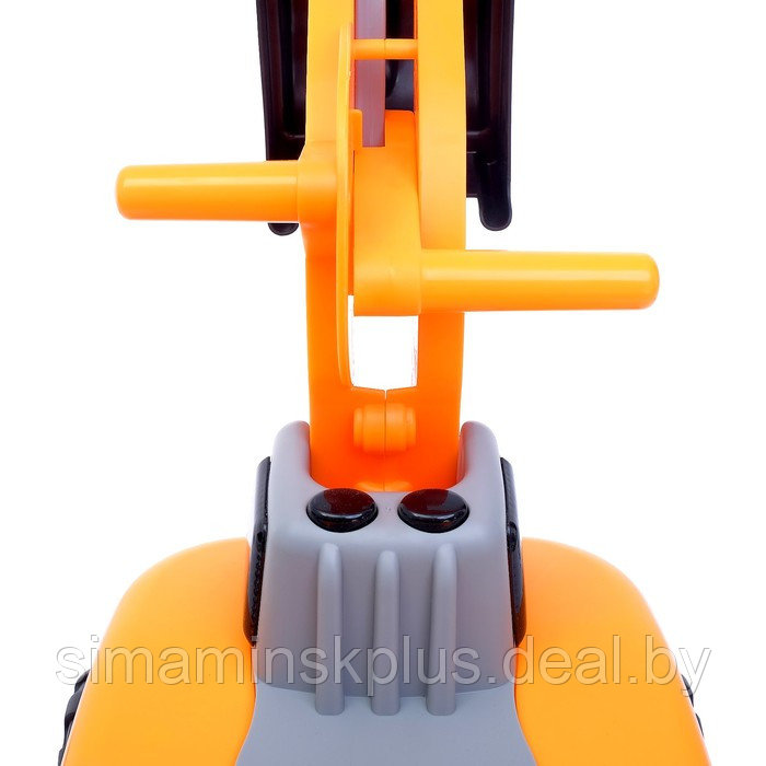 Толокар «Экскаватор», подвижный ковш, световые и звуковые эффекты, цвет оранжевый - фото 4 - id-p204303312