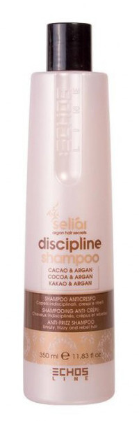 EchosLine Шампунь для непослушных волос с маслом Аргании и Какао Seliar Discipline, 350 мл - фото 1 - id-p167431052