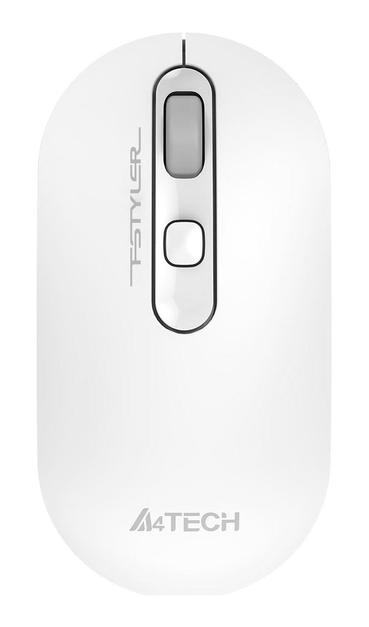 Манипулятор A4Tech FSTYLER Wireless Optical Mouse FG20 White (RTL) USB 4btn+Roll - фото 1 - id-p203907791