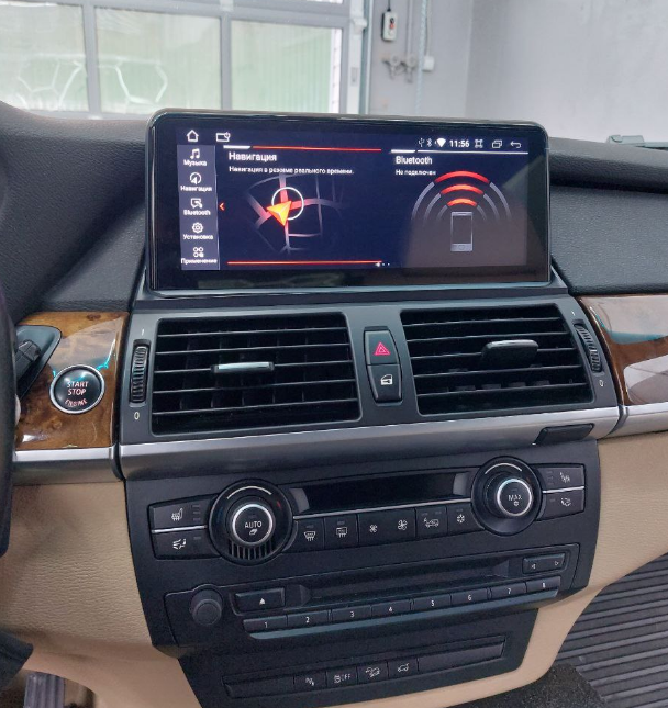 Штатная магнитола Radiola для BMW X6 E71 (2011-2014) CIC на Android 12 (8/128gb) +4g - фото 4 - id-p186142318