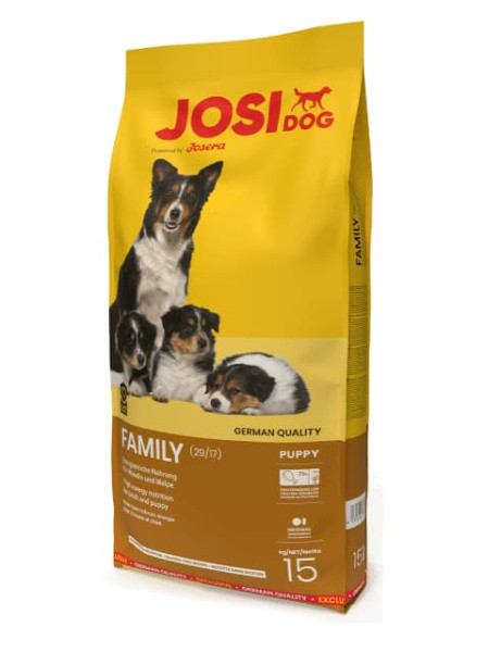 Сухой корм для собак Josera JosiDog Family (беременные/кормящие/щенки) 15 кг - фото 1 - id-p184722732