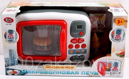 Игровой набор звуковые и световые эффекты микроволновка play smart 2302