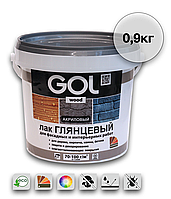 Лак акриловый ГЛЯНЦЕВЫЙ WD292 серии Golwood (защита/декорирование), 0.9кг