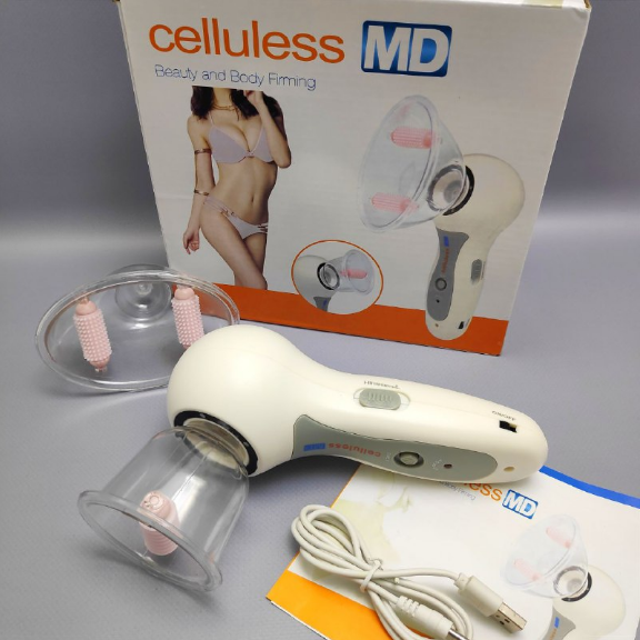 Вакуумный антицеллюлитный массажер Celluless MD (Целлулес МД) , зарядка-USB - фото 10 - id-p106352216