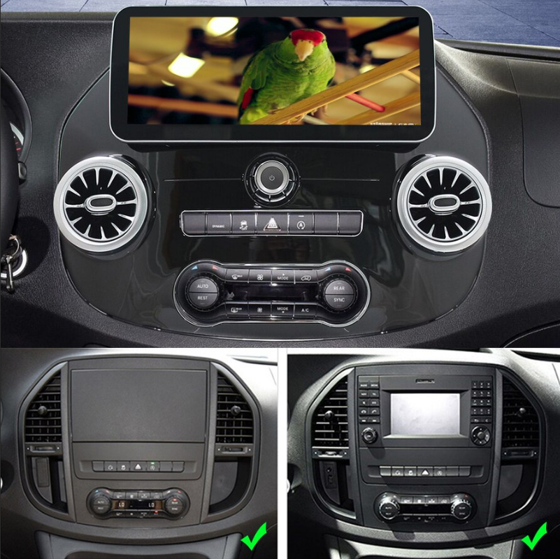 Штатная магнитола Parafar для Mercedes-Benz Vito (2014+) v260/w447 на Android 13 - фото 2 - id-p204320326
