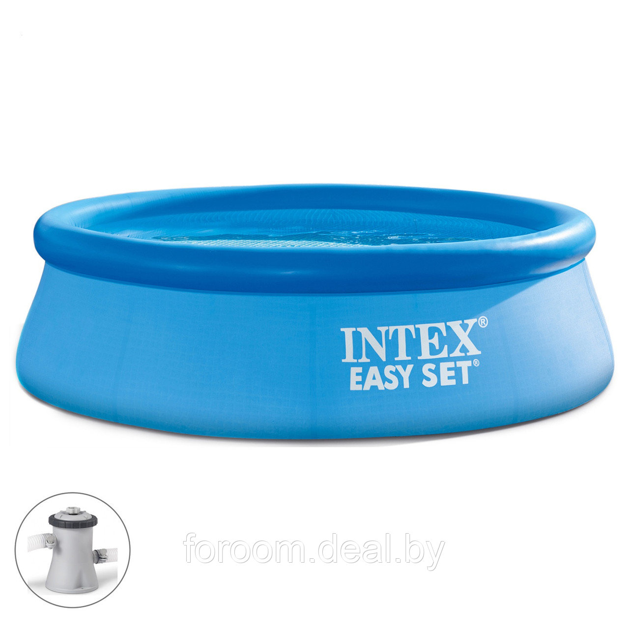 Бассейн надувной INTEX Easy Set (с фильтр-насосом), 305х76 см,28122NP - фото 1 - id-p204320900