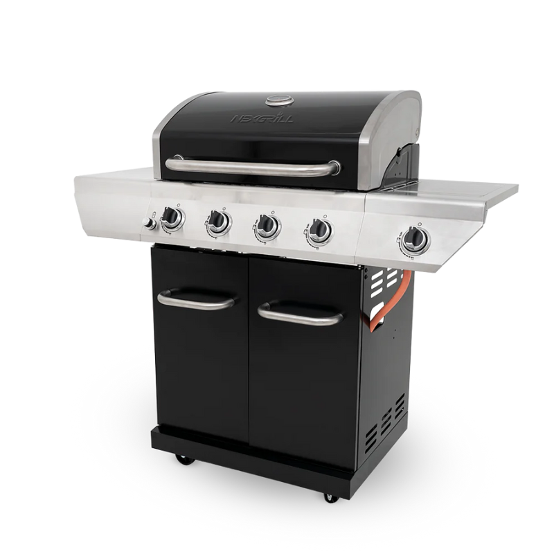 Гриль газовый Nexgrill Evolution Infrared 4B + 1B, черный - фото 4 - id-p204331189