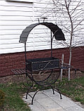 Кованый мангал с крышей №11, фото 3