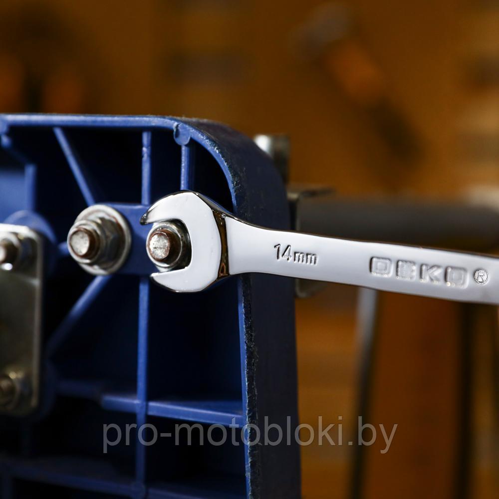 Набор комбинированных трещоточных ключей DEKO RW01 8-19 мм SET 8 - фото 5 - id-p158584660