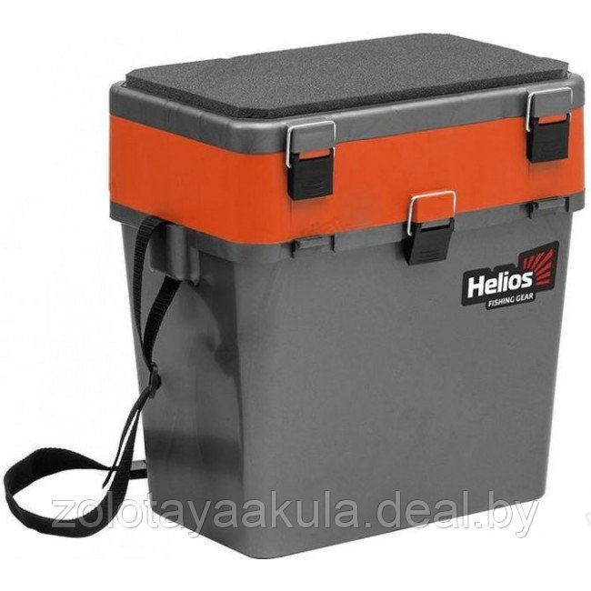 Helios Ящик зимний Helios 19л, серый/оранжевый - фото 1 - id-p204340852