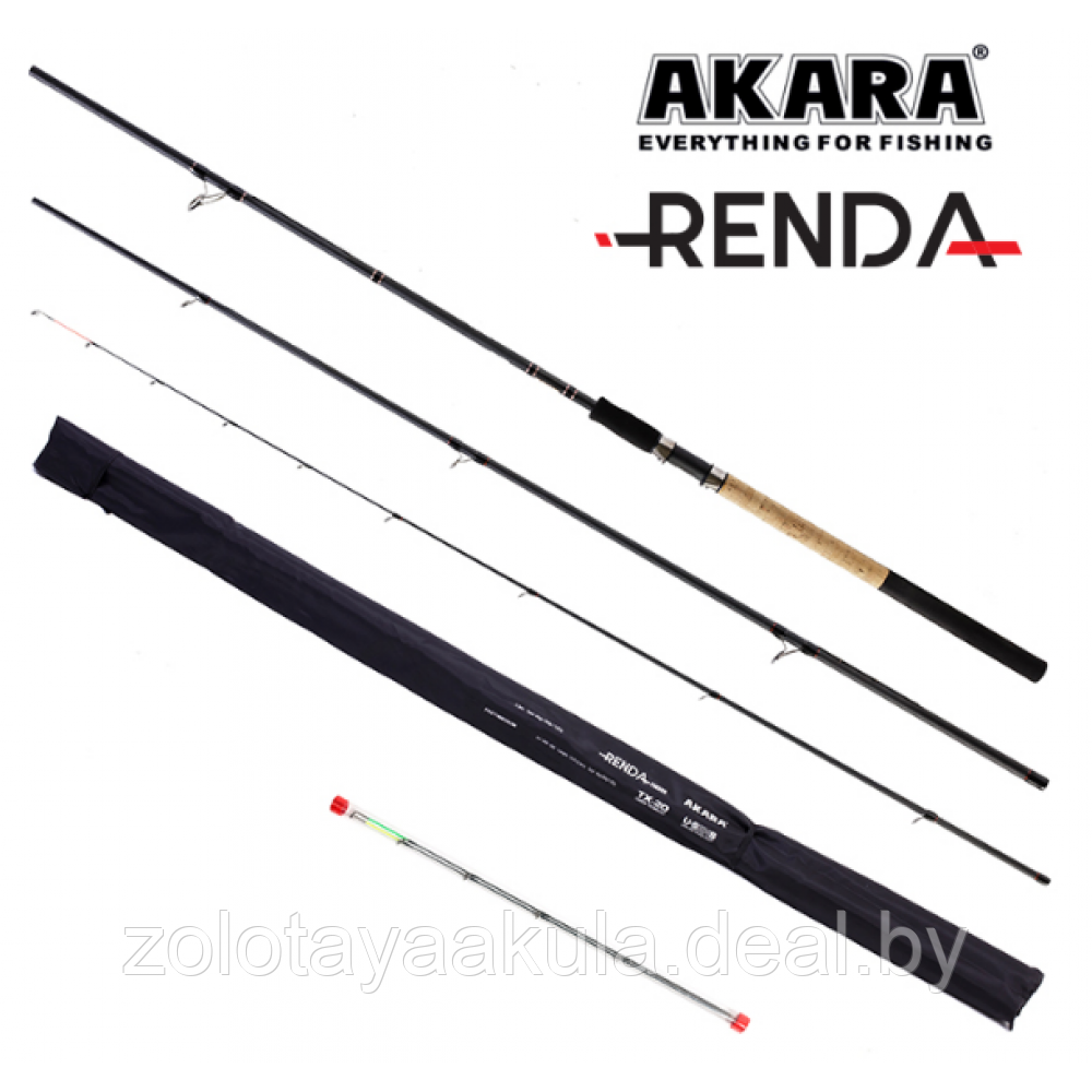 Удилище фидерное Akara Renda Feeder TX-20 3,3м 40-80-120гр - фото 1 - id-p204340857