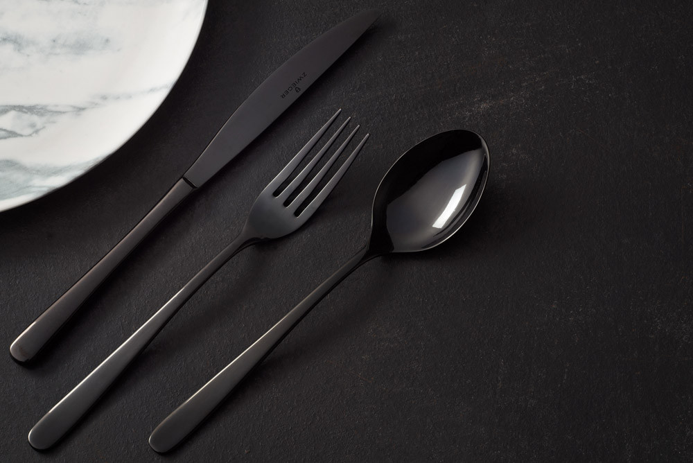 Набор столовых приборов Zwieger Vesper Black 24 предмета