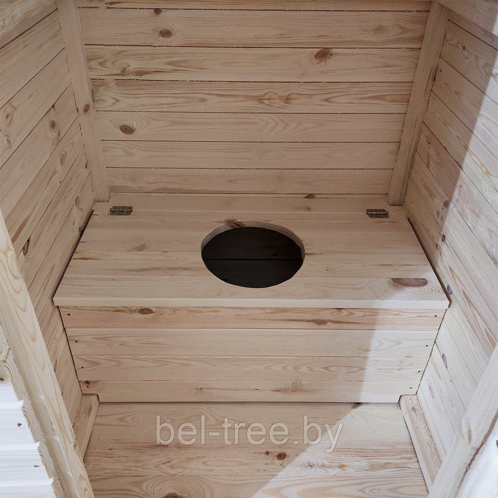 Туалет дачный деревянный "Сосед" - фото 3 - id-p204343926