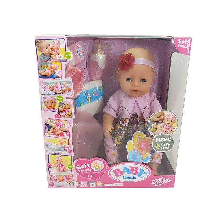 Детская Кукла пупс Baby Born Беби Берн 9 функций с горшком - фото 1 - id-p204345177