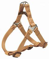 Шлея TRIXIE для собак Premium Harness XS-S 30-40см/10мм карамель