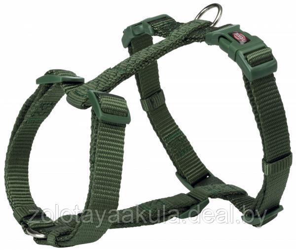 Шлея TRIXIE для собак Premium H-harness XS-S 30-44см/10мм лесной зеленый - фото 1 - id-p204345354