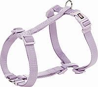 Шлея TRIXIE для собак Premium H-harness S-M 42-62см/15мм светло-сиреневый