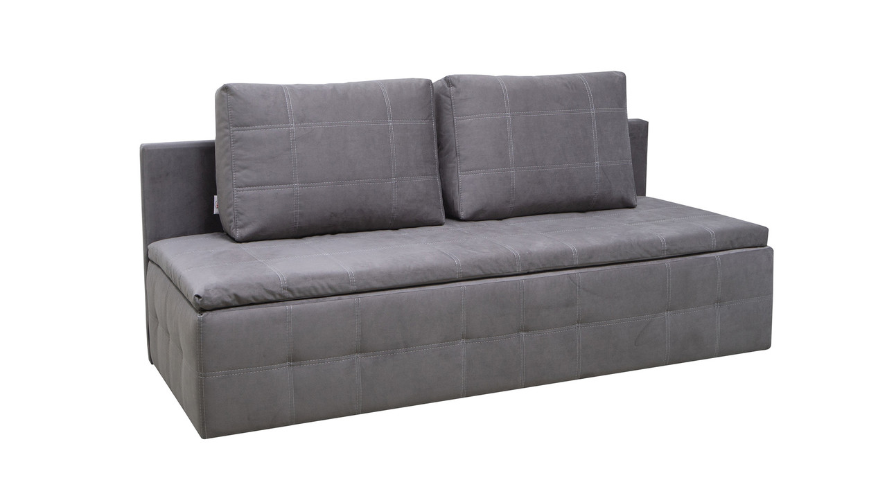 Диван Амстердам  - Велюр серый (М-Стиль)