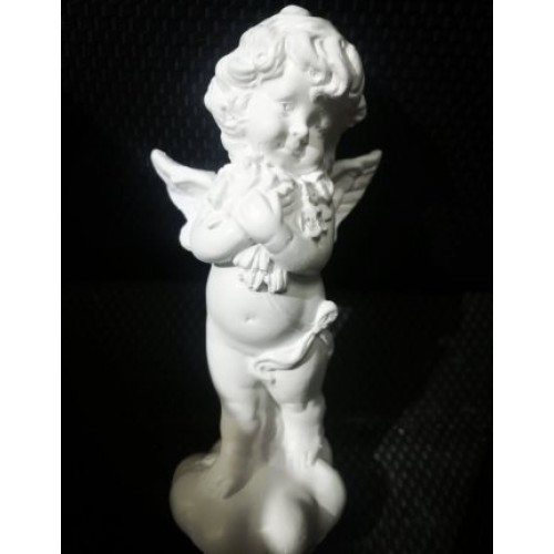 Статуэтка ангел мини с букетом белый,13см,арт.дс-504 - фото 1 - id-p203776209