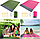Пляжный водоотталкивающий коврик 210х200 см. / Покрывало - подстилка для пляжа и пикника анти-песок Розовый, фото 5