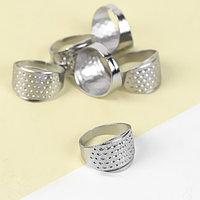 Напёрсток- кольцо безразмерное металл 1,5*1,5*1,2см