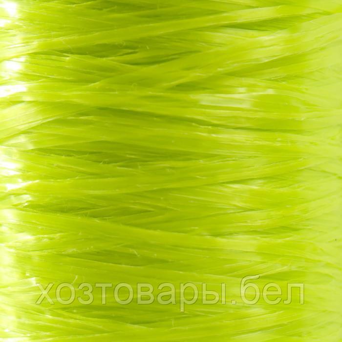 Пряжа "Для вязания мочалок" 100% полипропилен 400м/100±10 гр (лайм) - фото 3 - id-p204351837