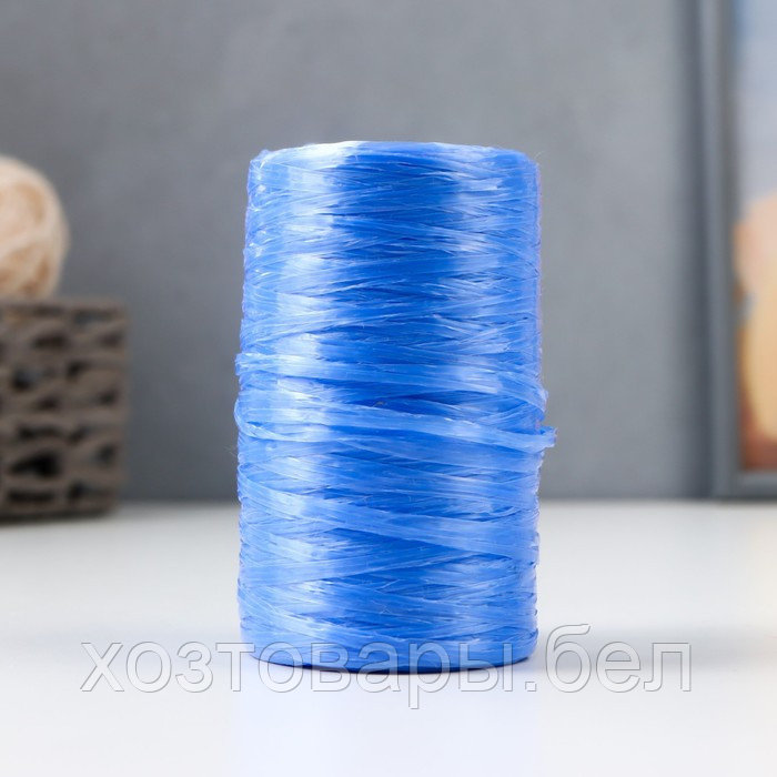 Пряжа "Для вязания мочалок" 100% полипропилен 400м/100±10 гр (ультрамарин)