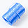 Пряжа "Для вязания мочалок" 100% полипропилен 400м/100±10 гр (ультрамарин), фото 2