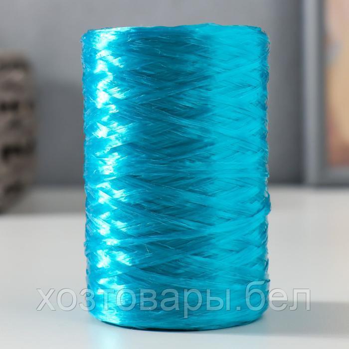 Пряжа "Для вязания мочалок" 100% полипропилен 400м/100±10 гр (бирюза перламутровая)