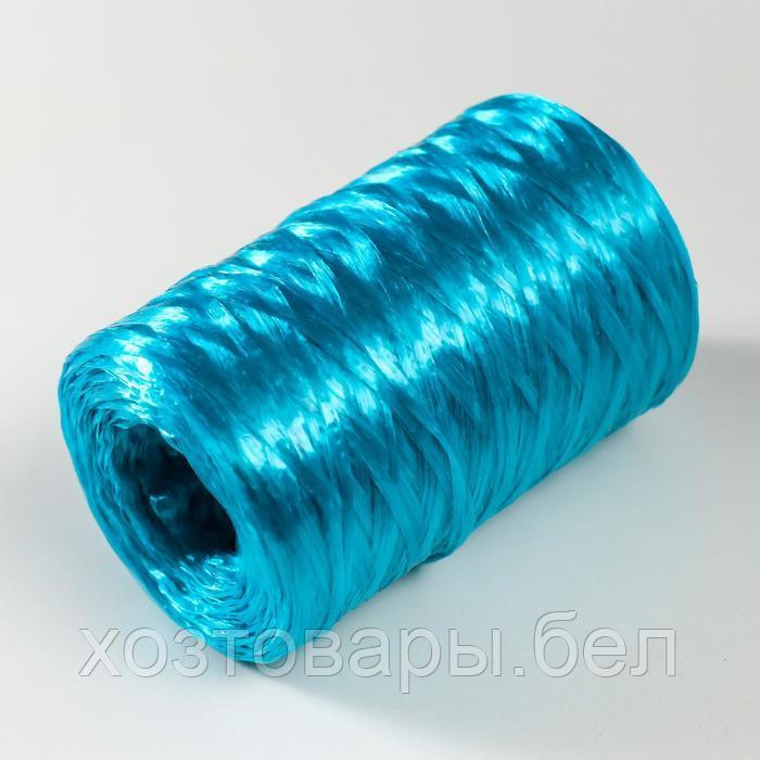 Пряжа "Для вязания мочалок" 100% полипропилен 400м/100±10 гр (бирюза перламутровая) - фото 2 - id-p204351850