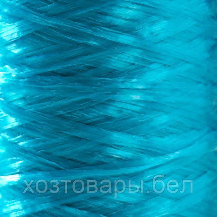 Пряжа "Для вязания мочалок" 100% полипропилен 400м/100±10 гр (бирюза перламутровая) - фото 3 - id-p204351850