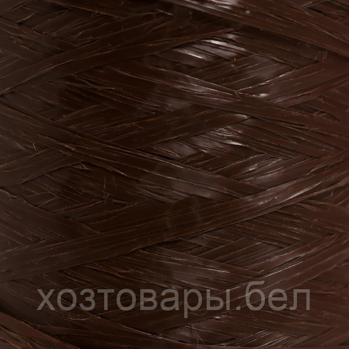 Пряжа "Для вязания мочалок" 100% полипропилен 400м/100±10 гр (мол.шоколад) - фото 2 - id-p204351865