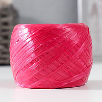 Пряжа "Для вязания мочалок" 100% полипропилен 300м/75±10 гр в форме клубка (рубин)