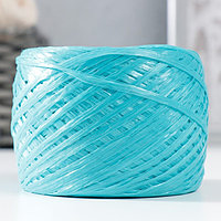 Пряжа "Для вязания мочалок" 100% полипропилен 400м/100±10 гр в форме клубка (бирюза)
