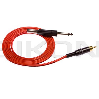 Клип-корд для машинки "RCA Connector cord - 8 Foot - Red Wire" - фото 1 - id-p27967192