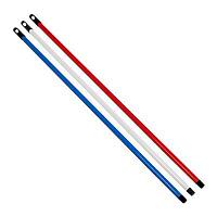 Черенок для швабры, щеток 110см d2,1см металлический окрашенный цвет ассорти, VETTA