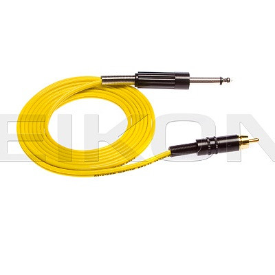 Клип-корд для машинки "RCA Connector cord - 6 Foot - Yellow Wire" - фото 1 - id-p27967326