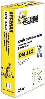 Клей для плитки DM112 РСС клеевая облиц., цементная М 100,К2, St-2 с повышенной фиксацией