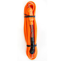 Клип-корд для машинки "Orange Silicone Clipcord with Springs - силиконовый, пружинный клип-корд"