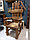 Кресло-трон садовое и банное из натурального дерева "Банный Генерал", фото 4