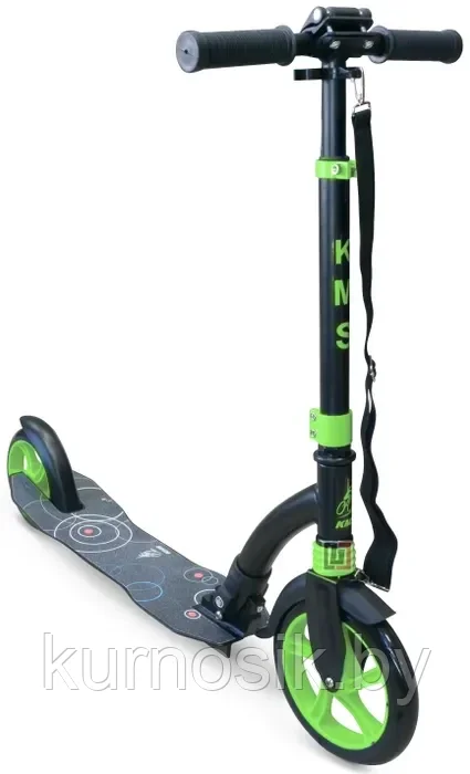 Самокат подрастковый складной KMS SK-011, зеленый