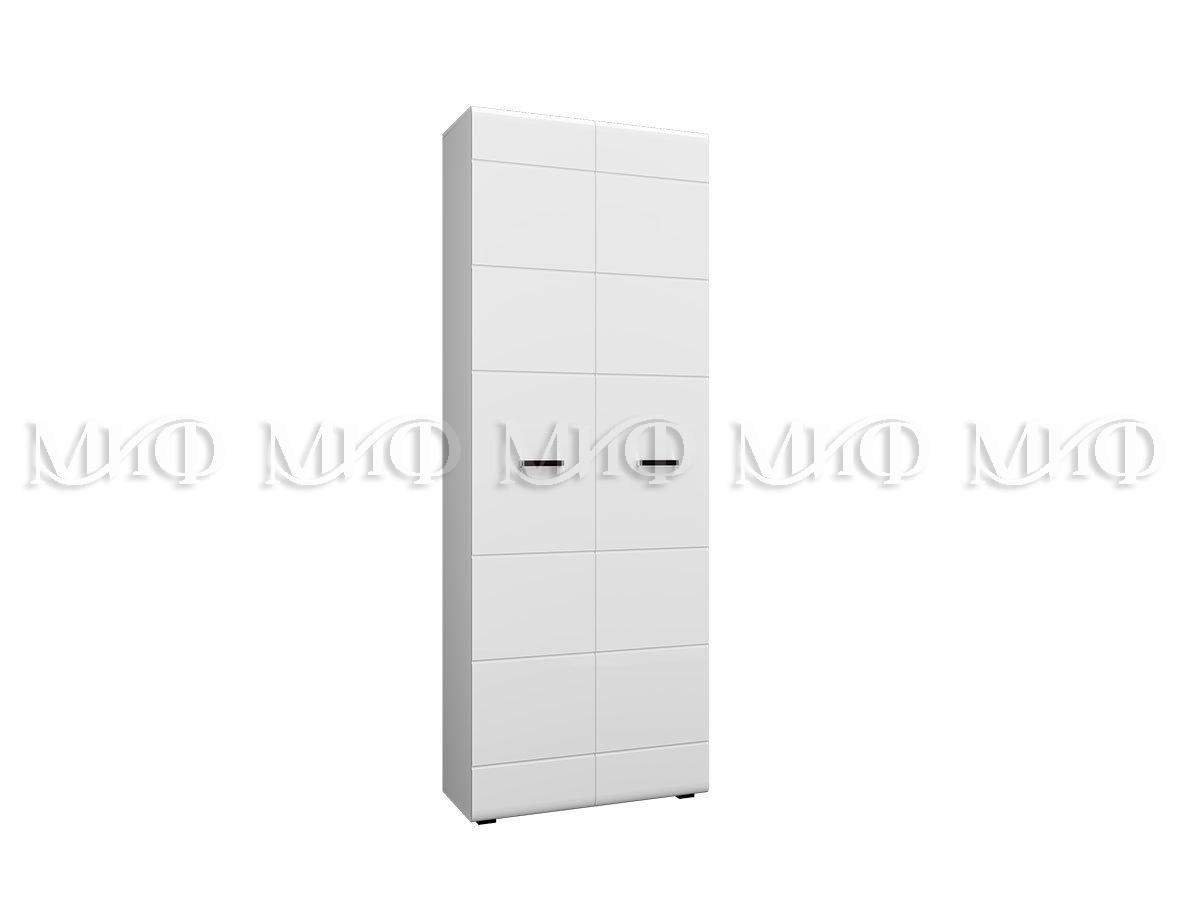 Шкаф 2-створчатый Нэнси New 1,0м белый глянец - МиФ - фото 1 - id-p204372492