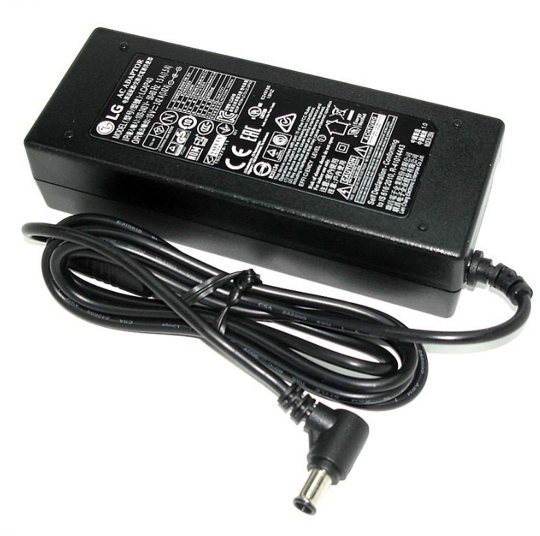 Зарядка (блок питания) для монитора LG 19V 3.42A 65W, штекер 6.5х4.5мм - фото 1 - id-p204374549