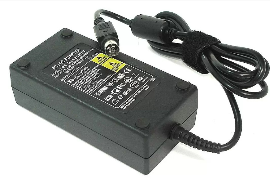 Зарядка (блок питания) для монитора LCD 12V 4A 48W, штекер (4pin) - фото 1 - id-p204374558