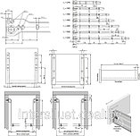 Метабоксы для ящиков 500*150мм, HAFELE,белый,металик, фото 4