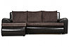 Угловой диван Цезарь (левый) коричневый, фото 3