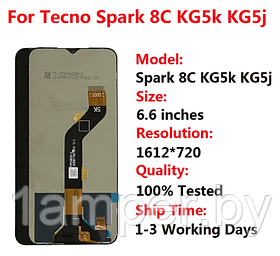 Дисплей Original для Tecno Spark 8C KG5K/KG5J В сборе с тачскрином