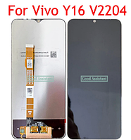 Дисплей Original для Vivo Y16/V2204 В сборе с тачскрином. Черный