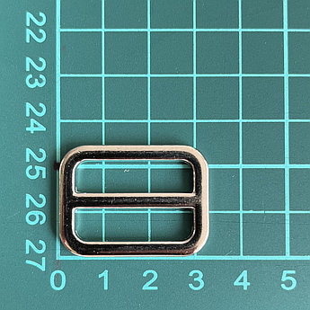 Пряжка регулировочная F423 25мм никель полир.