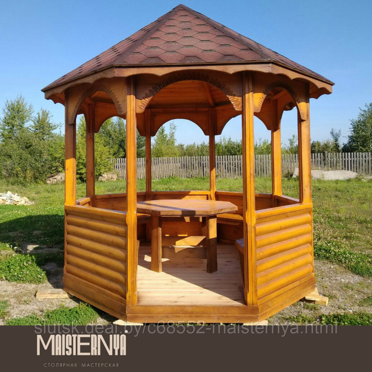 Беседка "Мірт" d 2,4 м.